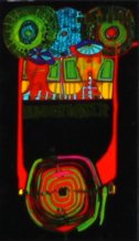 Hundertwasser Friedensreich Regentag: Haus der Kunst 1975 Munchen - Back Cover