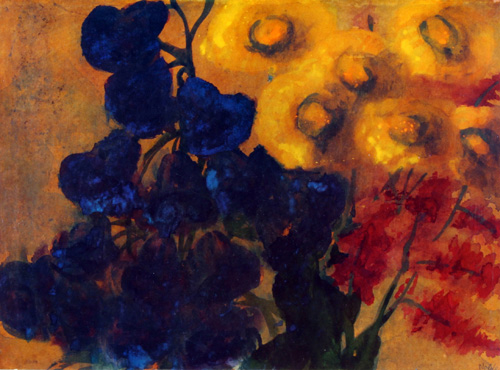 Emil Nolde - Flowers and Animals: Watercolours and Drawings by Martin Urban - Click to Zoom