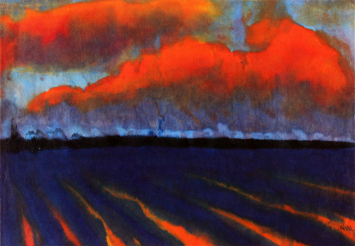 Emil Nolde - Landscapes - Watercolours and Drawings by Martin Urban - Click to Zoom