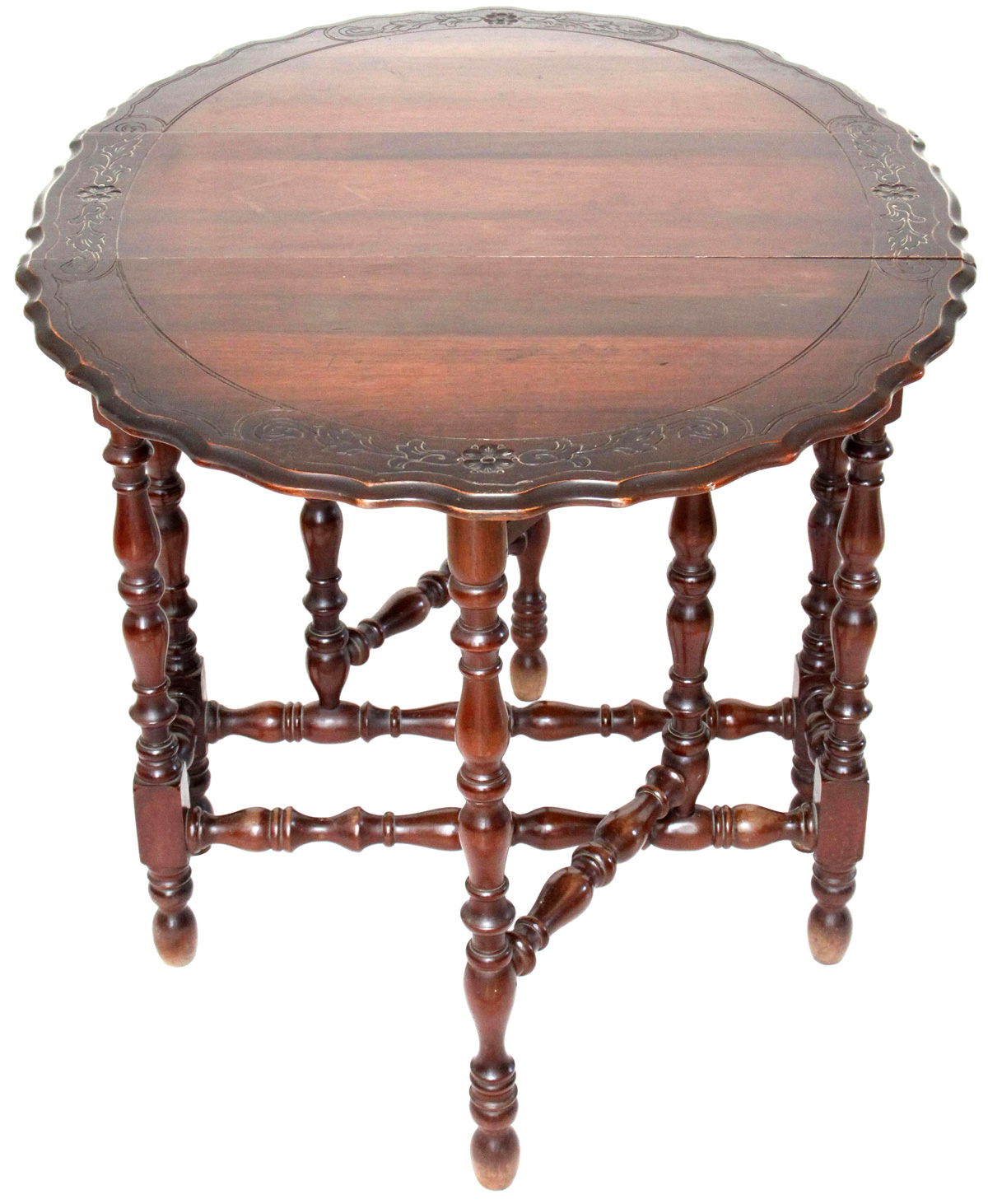 Antique Victorian gate-leg table - שולחן מתקפל - ויקטוריאני עתיק - Back To List of Antique English Furniture